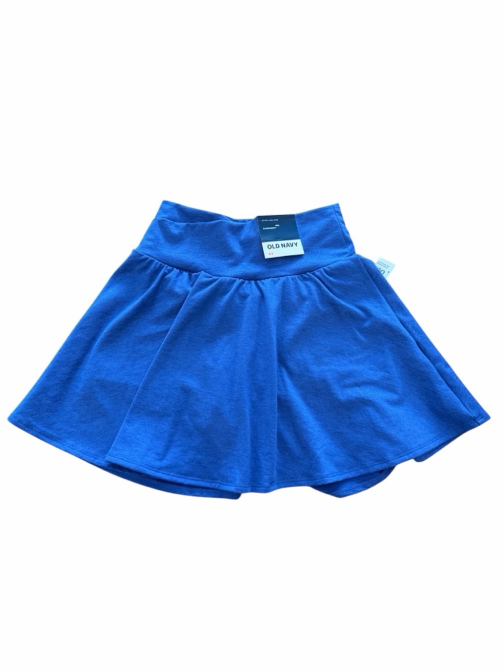 Old Navy High Waisted CloudComfy Skort - size XS - blue